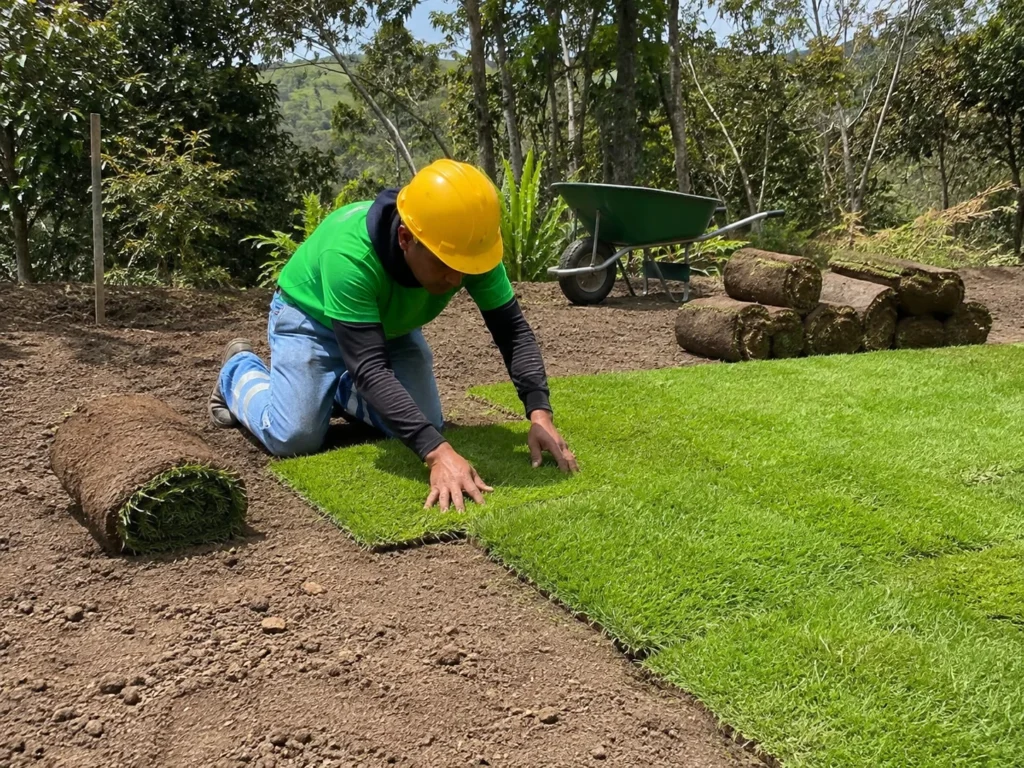 Instalacion de grama